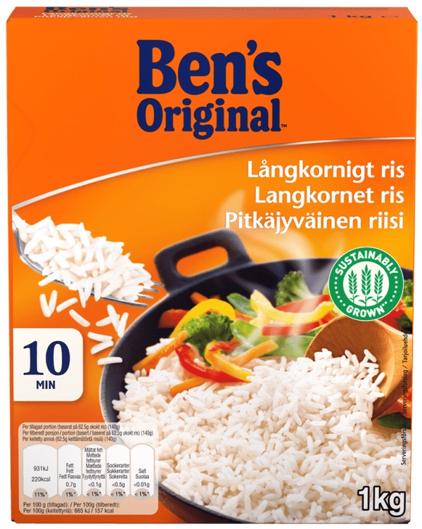Ben's Original™ Langkornet ris 10Min 1kg